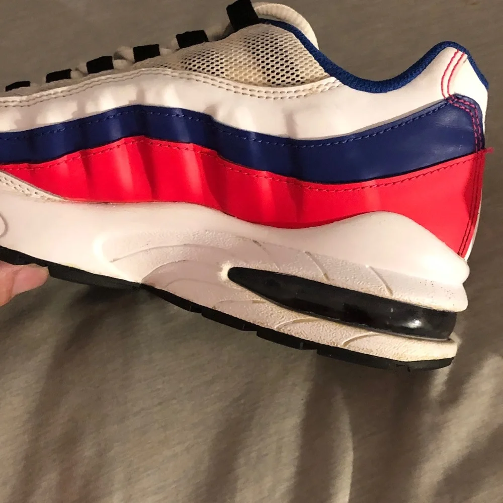 Nike Blue and White Sneakers